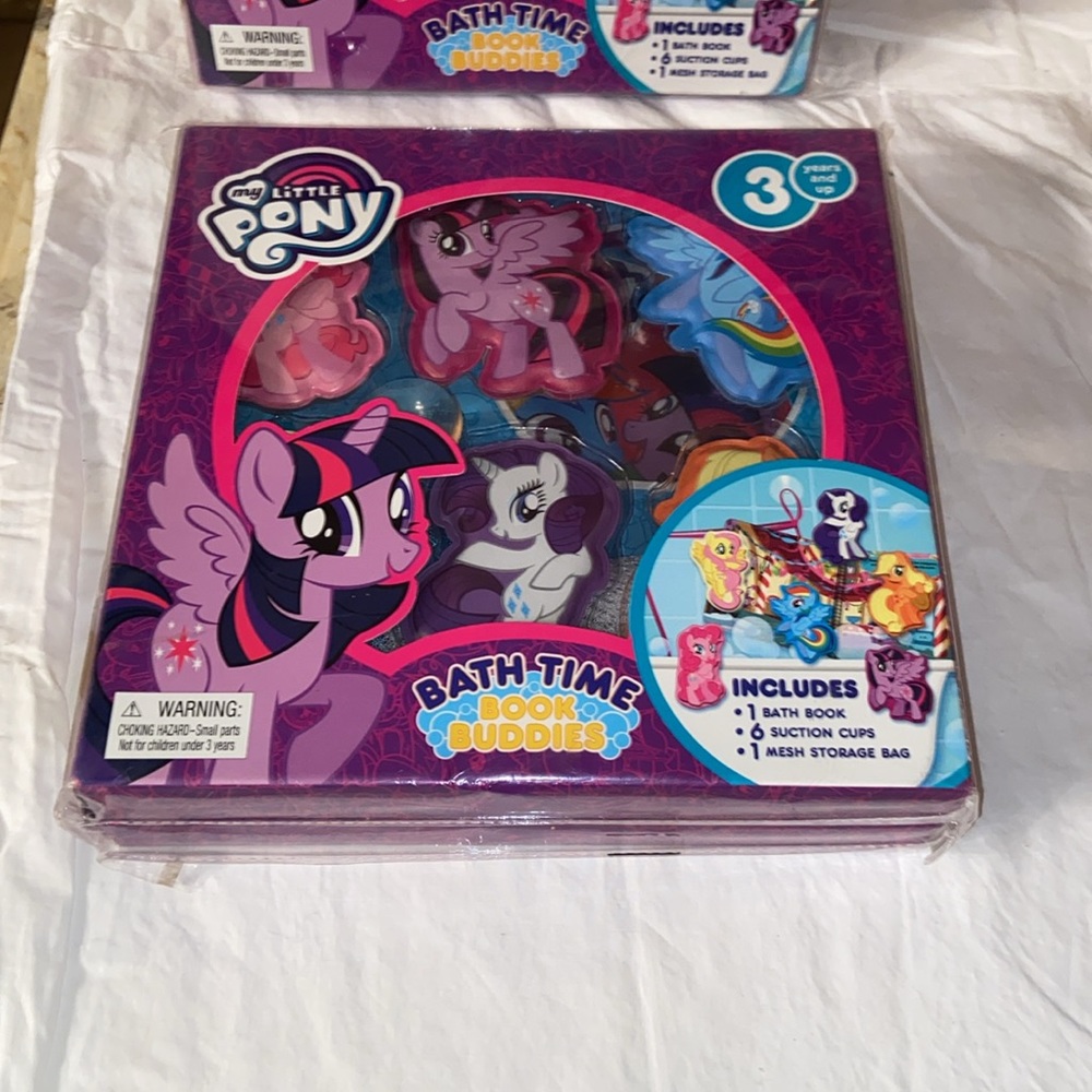 My little pony bath time book & buddies